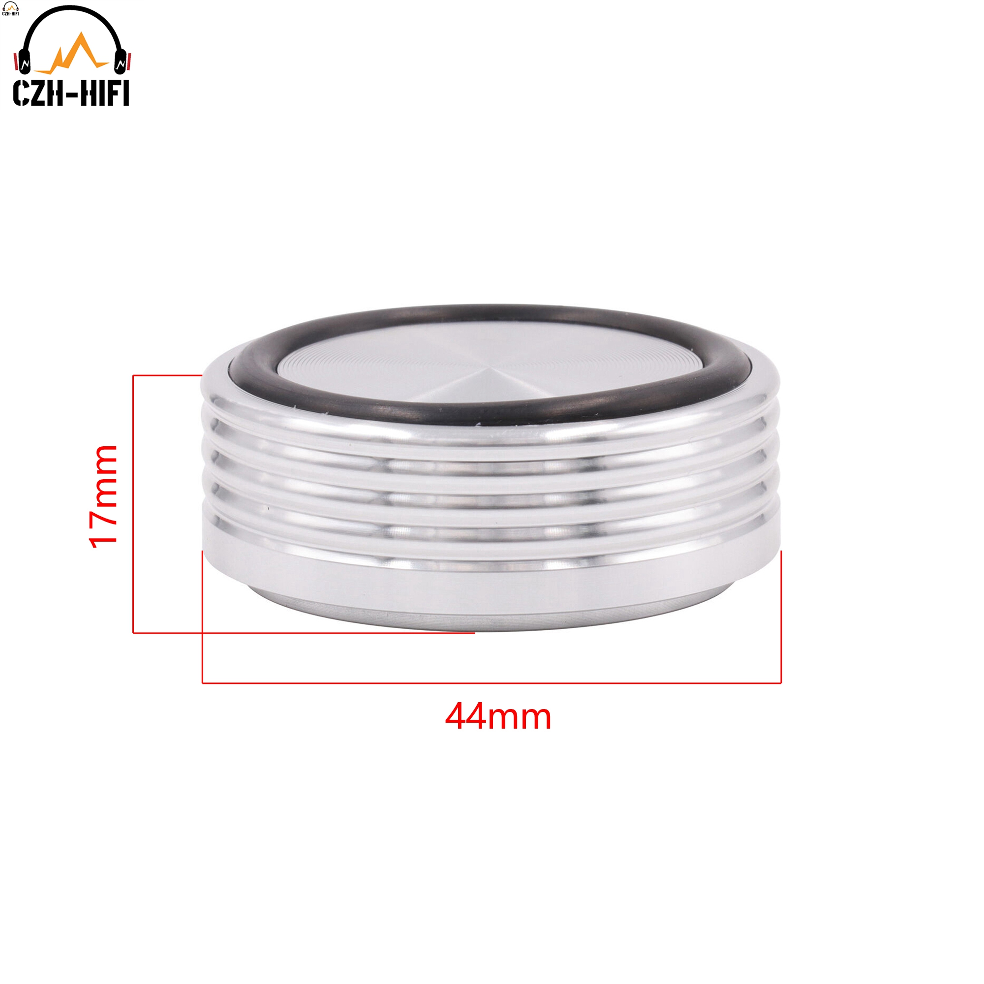 44Mm 39Mm Machinaal Bewerkte Massief Aluminium Luidsprekerisolatie Standaard Basisversterker Cd-Speler Draaitafel Spike Feet Mat Pad Cone Audio Diy: Blauw
