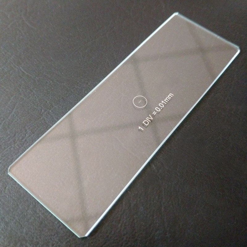 Calibration Ruler Microscope Slides Reticle Microscope Micrometer Eyepiece Lens Measurement 7PCS/Set 0.1mm 0.2mm 0.05mm 0.01mm