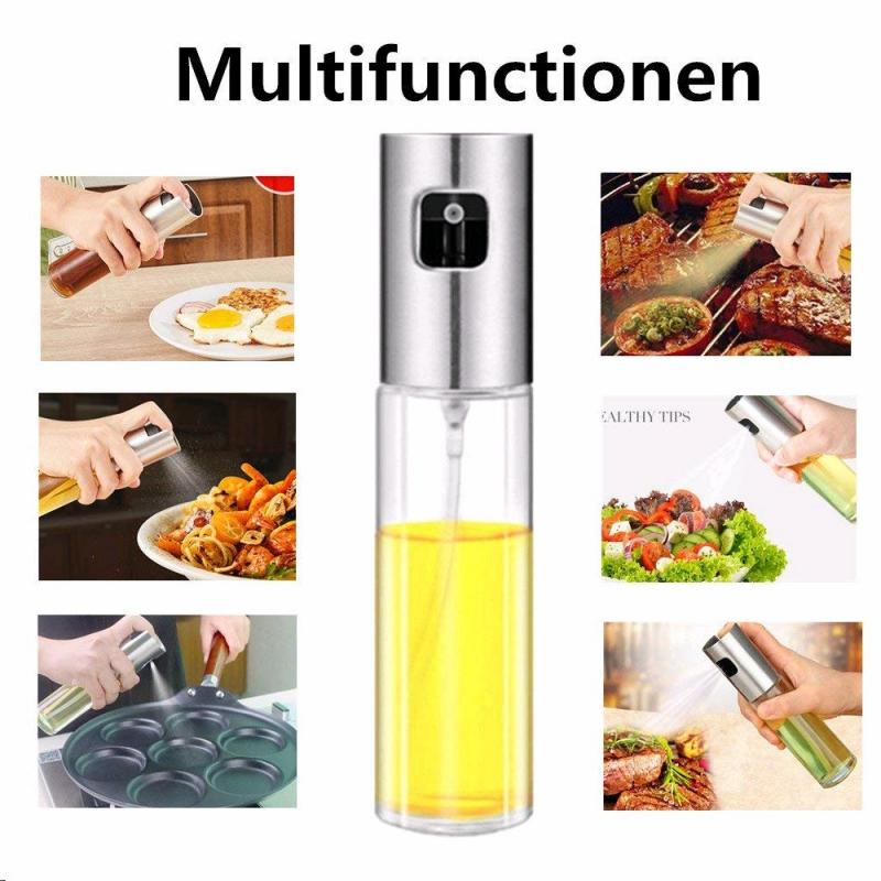 Olijfolie Azijn Olie Spray Fles Olie Pot Lekvrije Olie Dispenser Lekvrije Druppels Bbq Olie dispenser Koken Gereedschap