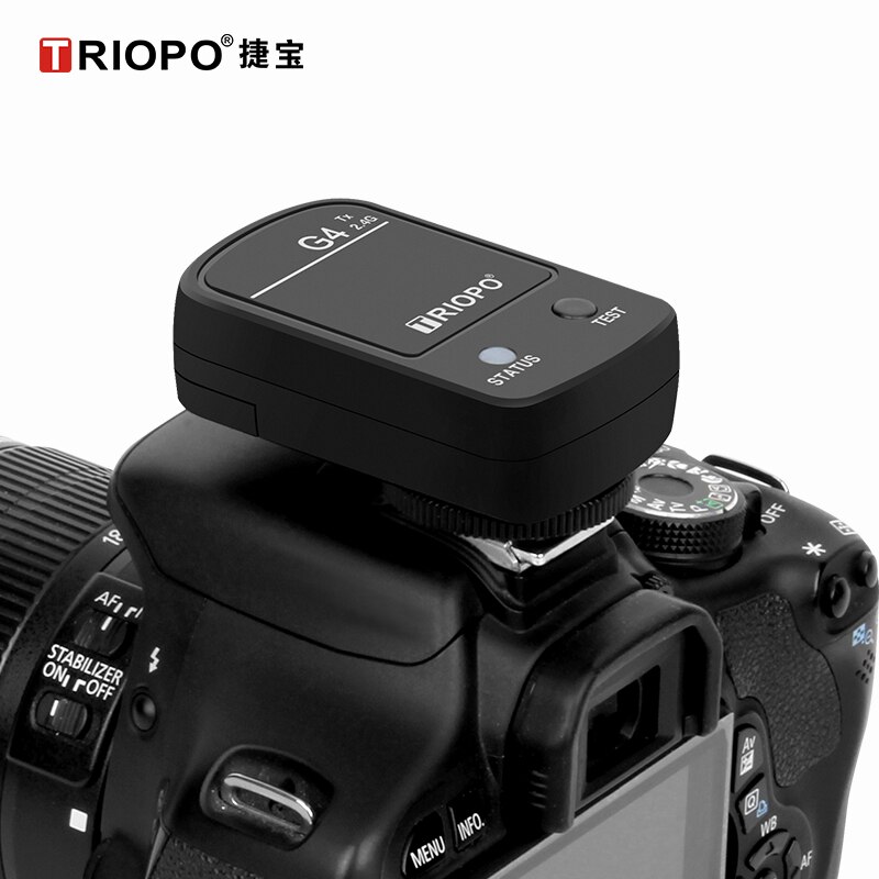 Triopo G4 Trigger Receiver Built-in 2.4GHz Wireless system for TR-950II TR-600RT TR-982III L870II Flash Lights For Canon Nikon