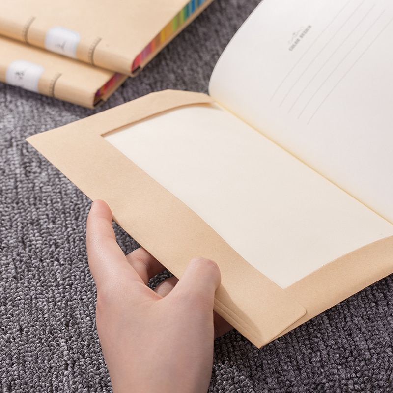 Couvertures de livre en papier Kraft, manteau épais de protection pour livres, 32K/16K/A4, Film pour dégrabook pour étudiants, bureau et maison, 70550