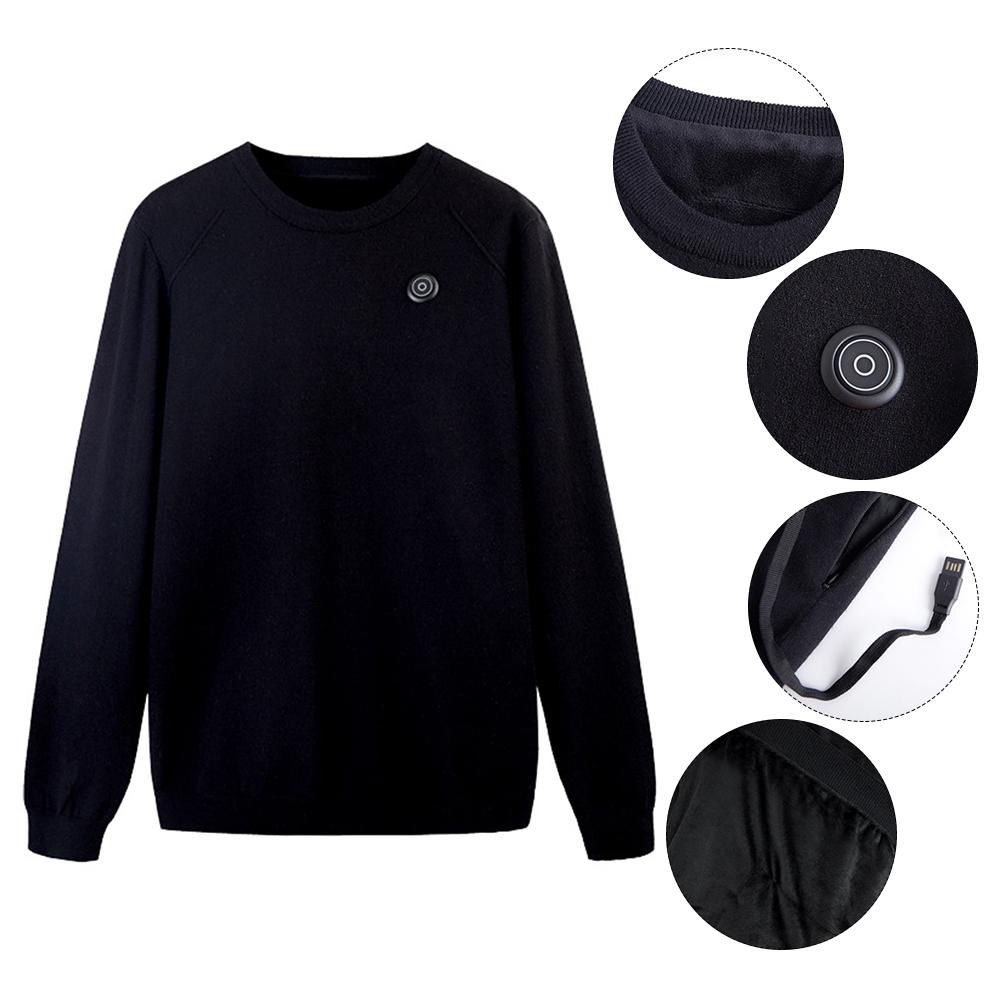 Outdoor Verwarming Trui Usb Elektrische Intelligente Warm Sweatshirt Koolstofvezel Verwarmde Jas Voor Zowel Mannen En Vrouwen