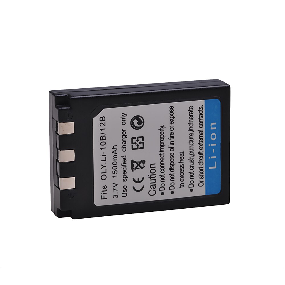 2Pcs Li-10B Li-12B Battery for Olympus Li 10B Li12B C-50 C-60 C-70 C-470 C-760 C-765 C-770 X-1 X-2 X-3 X-500 FE-200 IR-500: 1x Battery