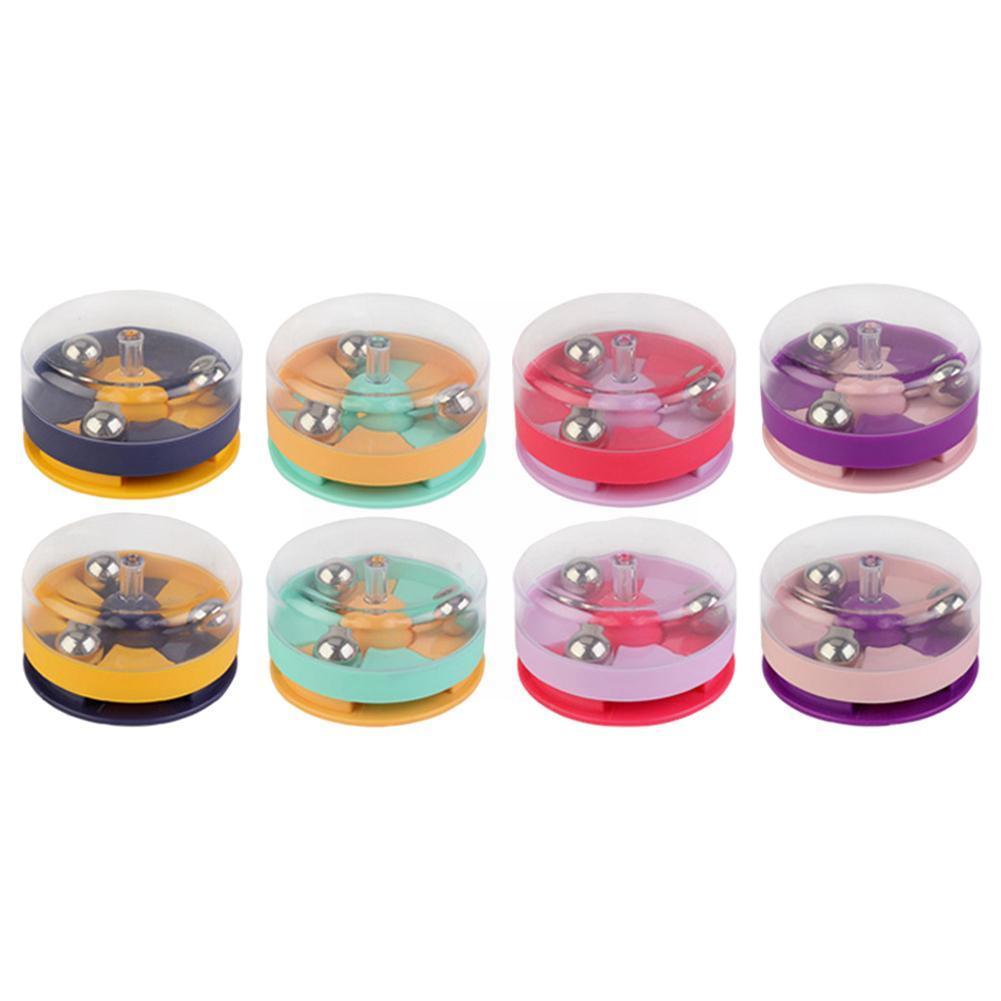 Decom press ion Ball Plate premere e girare per girare perline Decom Press ion giocattoli creativi giocattoli palla punta delle dita K6C0