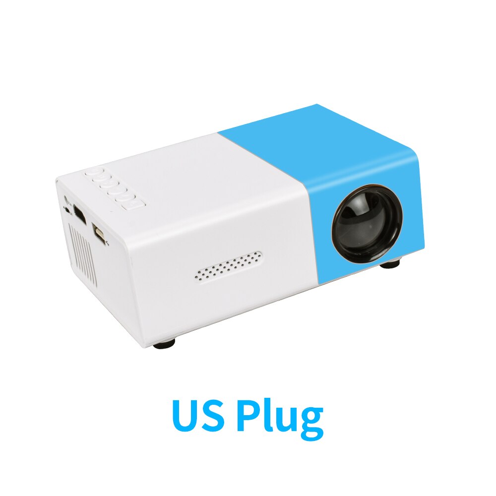 Salange YG300 Pro Mini LED Projector, YG300 projector: Blue US