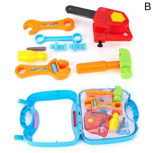 Kind Jongen Leuke Simulatie Reparatie Tool Set Assembleren Kids Moer Demontage Schroef Montage Pretend Play Educatief Speelgoed: B