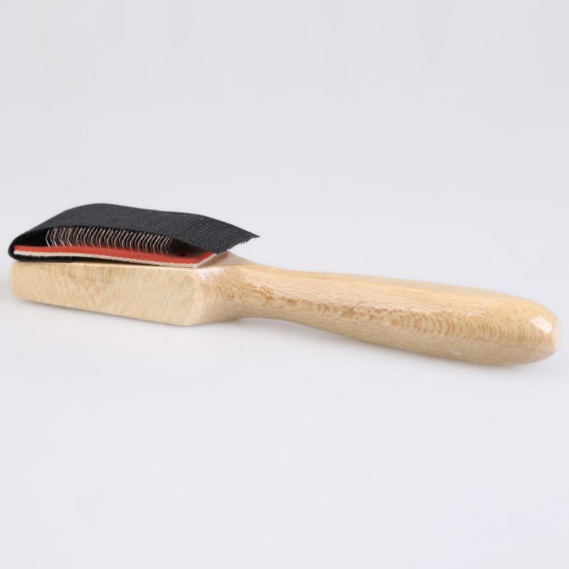 Scarpe di legno Spazzole per pulizia Camoscio Suola Filo Spazzole da scarpe di Pulizia Scarpe Da Ballo spazzola più pulito Calzature Strumento