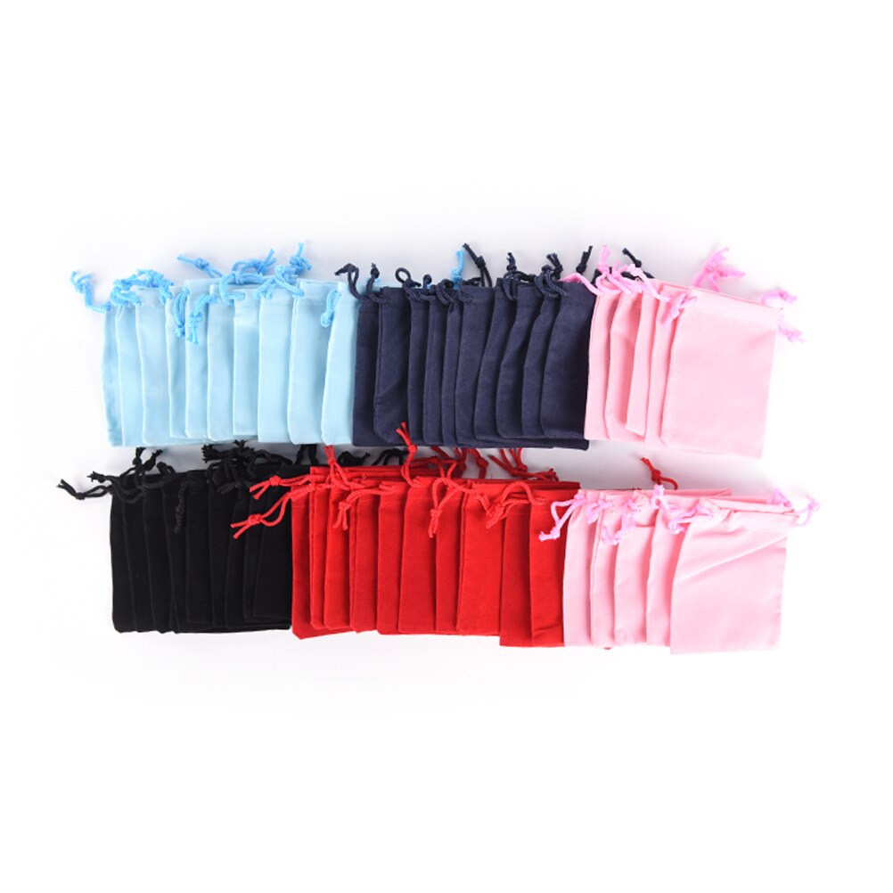 10 stuks/partij 7*9cm trekkoordzakken fluwelen tas trekkoordzak verpakkingszakken