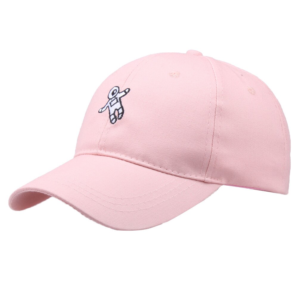 Unisex dad hat astronaut emberoidery baseball cap 4 colors available good snapback hats brand hat caps #P4: Pink 