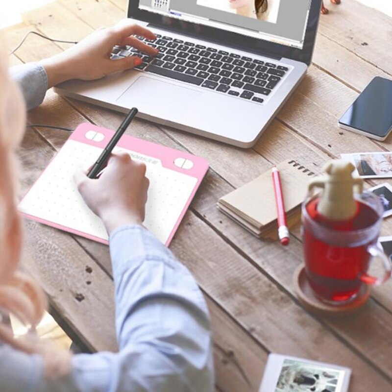 10Moons 6-Inch Ultralight Graphic Tablet Signature Pen Tablet Ie Drawing Tablet for Android IOS