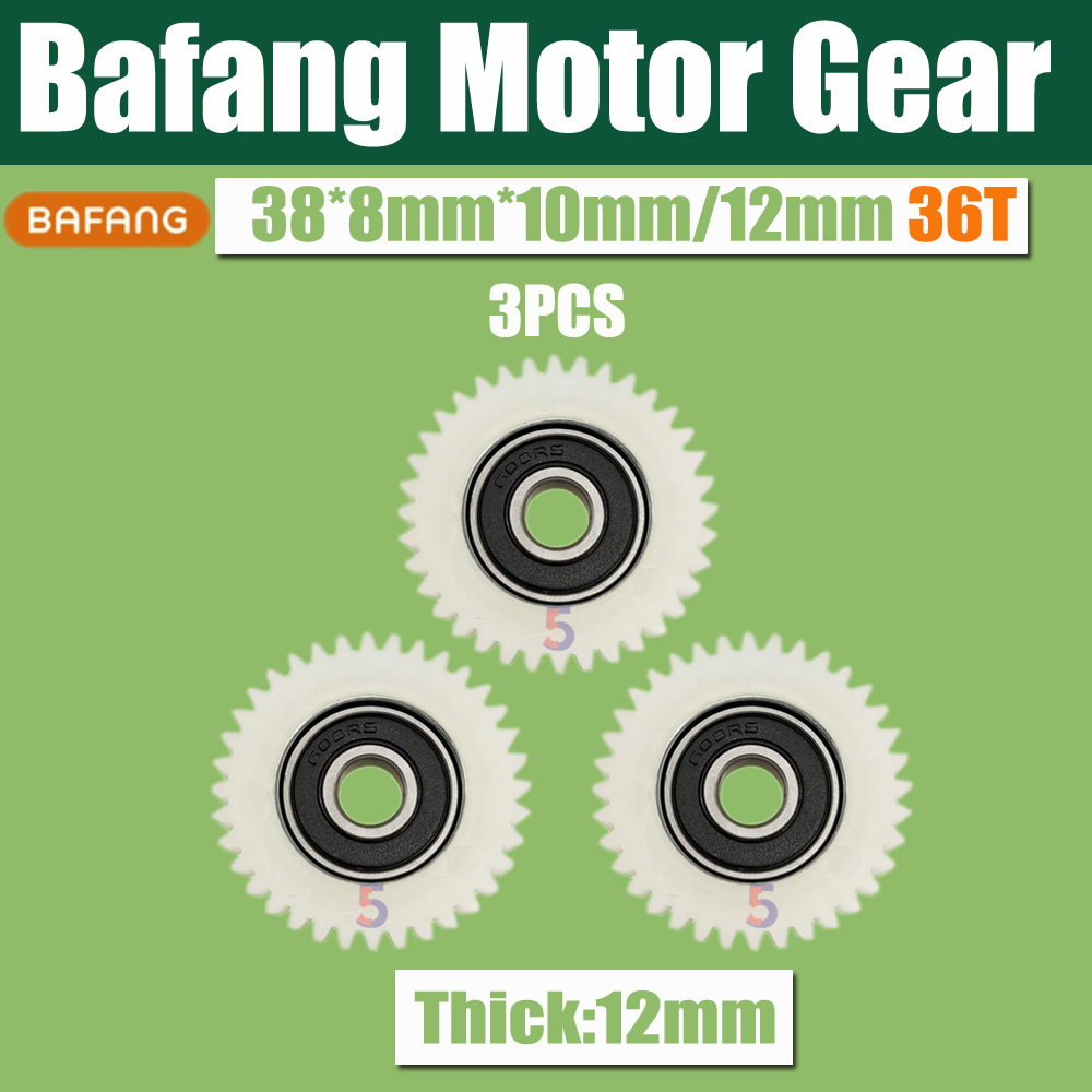 Ebike 36T Bafang Motor Gear 38mm for 250W 350W 500W Bafang Hub Motor 8fun Bafang Motor Repair Gear Bafang 36T Nylon Gear: Watermelon red