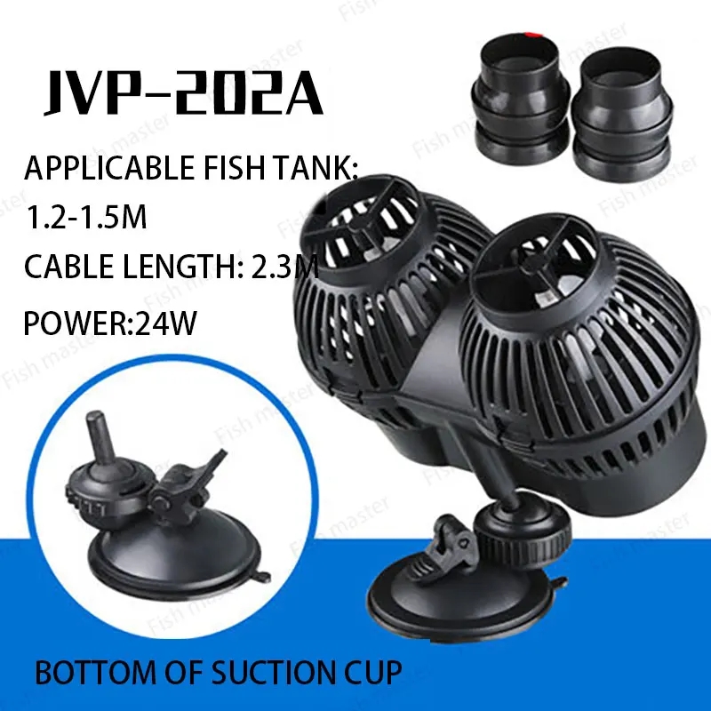 220V Zonnegolf Maker Golfmaker Waterpomp Voor Aquarium Aquarium Aquarium Pomp 2.5W 3W 6W 12W 24W 48W Stroom Pomp, Surf Pomp: GRIJS