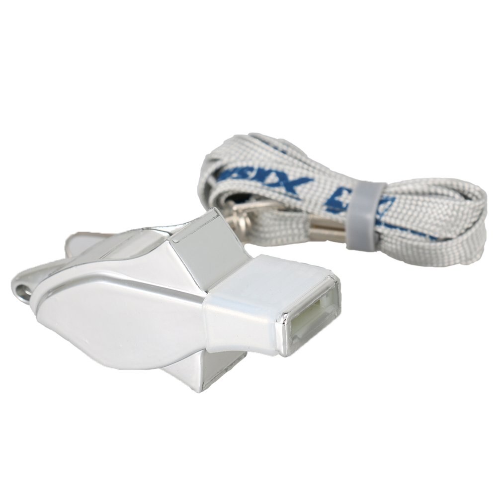 XS36 Pfeife Edelstahl Extra Laut mit Lanyard für Schule Sport Fußball Basketball und Lifeguard Schutz