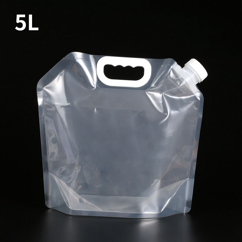 Collapsible Water Container Bag 5L 10L Outdoor Portable Folding Water Bag Car Water Carrier Container for Camping Hiking Travel: 5L