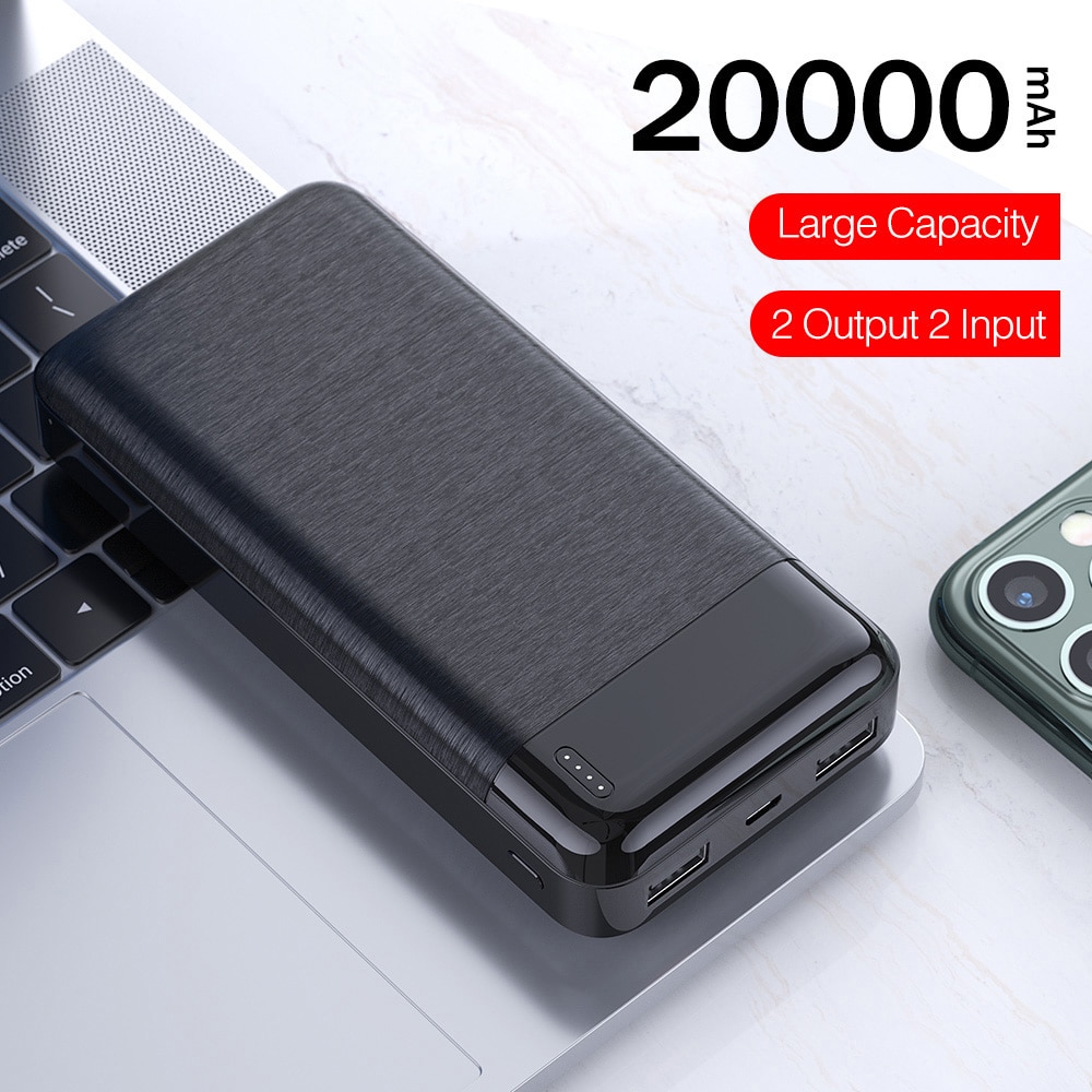 Ykz 20000 Mah Power Bank Snelle Lading Draagbare Externe Batterij Oplader Powerbank Voor Iphone Samsung Xiaomi 9