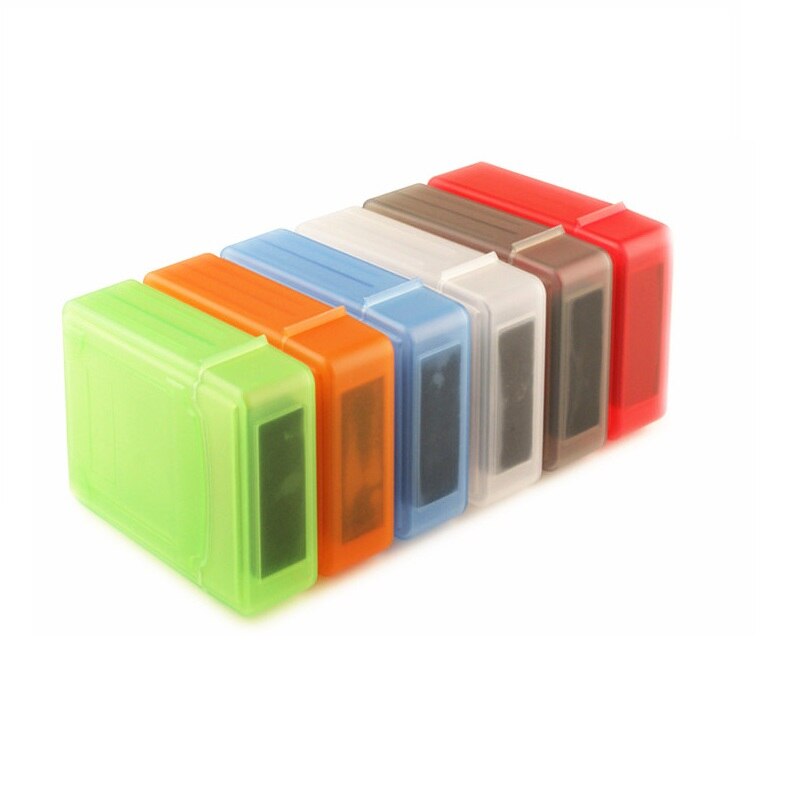 Eunaimee 4packs Portable colorful plastic hard drive case, support 2pcs 2.5inch hard drives ,