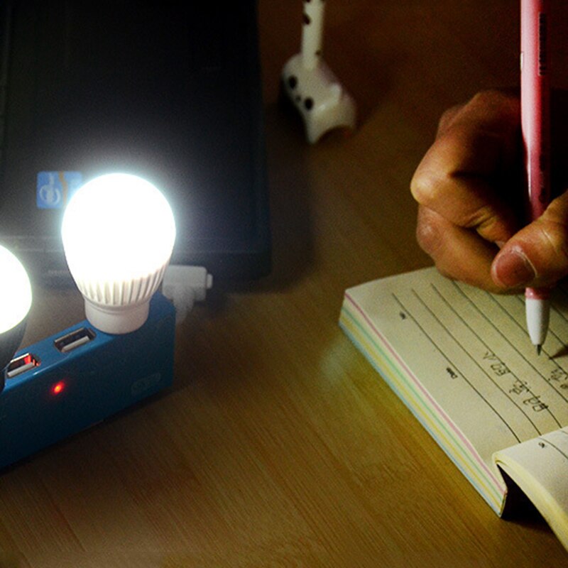 Kleurrijke Pvc 5V 5W Usb Lamp Licht Draagbare Lamp Led 5730 Voor Wandelen Camping Tent Reizen Werken Met power Bank Notebook