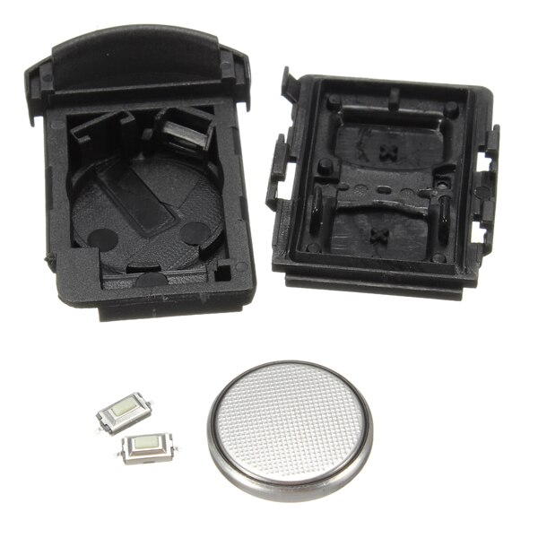 2 Button Remote Key Fob Case Shell Switch + Battery DIY Repair Kit For Vauxhall Opel Corsa Combo 2000 - 2006