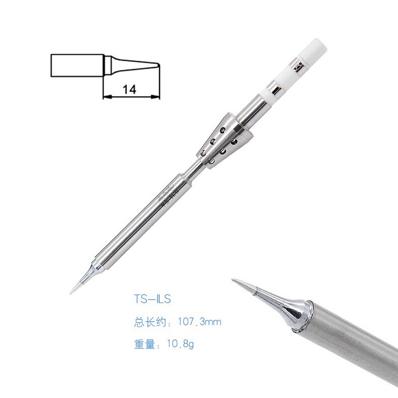 Tête de fer à souder Portable Miniature TS-C1/TS-ILS, sans plomb, Dissipation rapide de la chaleur, TS100, remplacement de fer à souder électrique