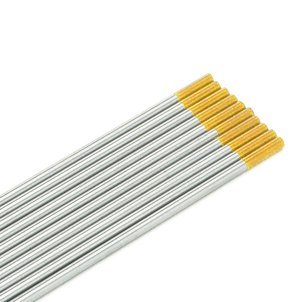 Tungsten Electrodes TIG Welding Rods Tungsten Rods TIG Welding Tungsten Needles Lanthanum 3/32" Gold Head