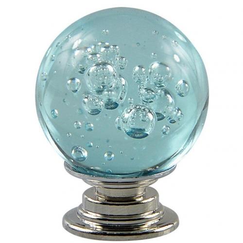 Round 3cm Crystal Bubble Ball Drawer Knob Cupboard Cabinet Handles Wardrobe Door Handles Kitchen Furniture Pull Knob Hardware: Blue