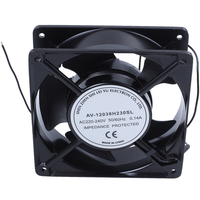 AC Fan ventola di raffreddamento senza spazzole 120mm X 120mm X38mm: Default Title