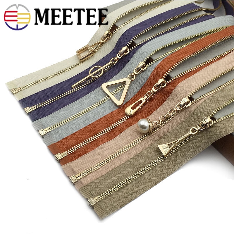 Meetee 60cm 3#  avointa metallivetoketjua tee itse auto lukko ympäristöystävällinen vetoketju kevätsyksyn vaatteiden ompelemiseen tee itse tarvikkeita