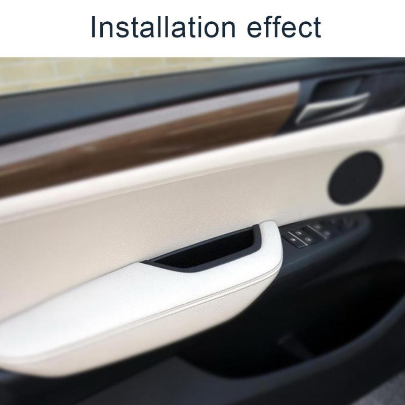 Auto voorste linker deur binnenzijde handgreep afdekking met opbergvak auto-styling accessoires voor bmw  x3 f25 x4 f26 11-17