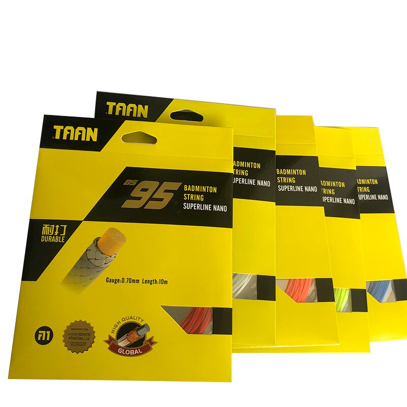 1pc Retail TAAN BS95 Badminton Racket String powerful Nano String for Badminton Racquet 0.70MM 10M