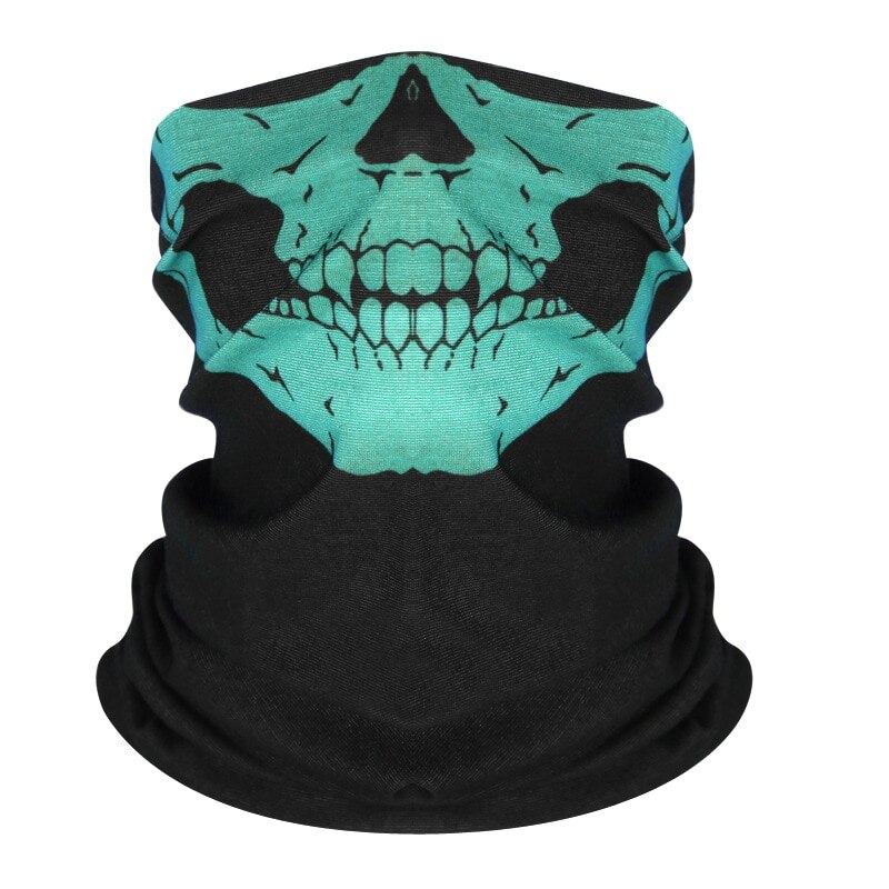 Cycling Outdoor Skull Seamless Balaclava Magic Scarf Men Women Sun Protection Bandana Neck Gaiters Riding Camping Scarf: 5-1pc