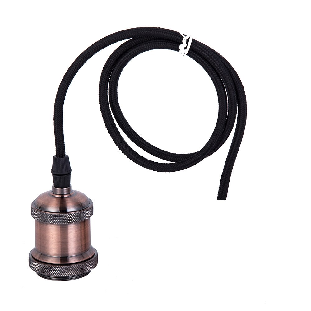 Aluminium Licht Socket Industriële Fittings Lamphouder Armatuur Lampvoet Met Zes Kleur E26 E27 Lamp Basis: Red Copper