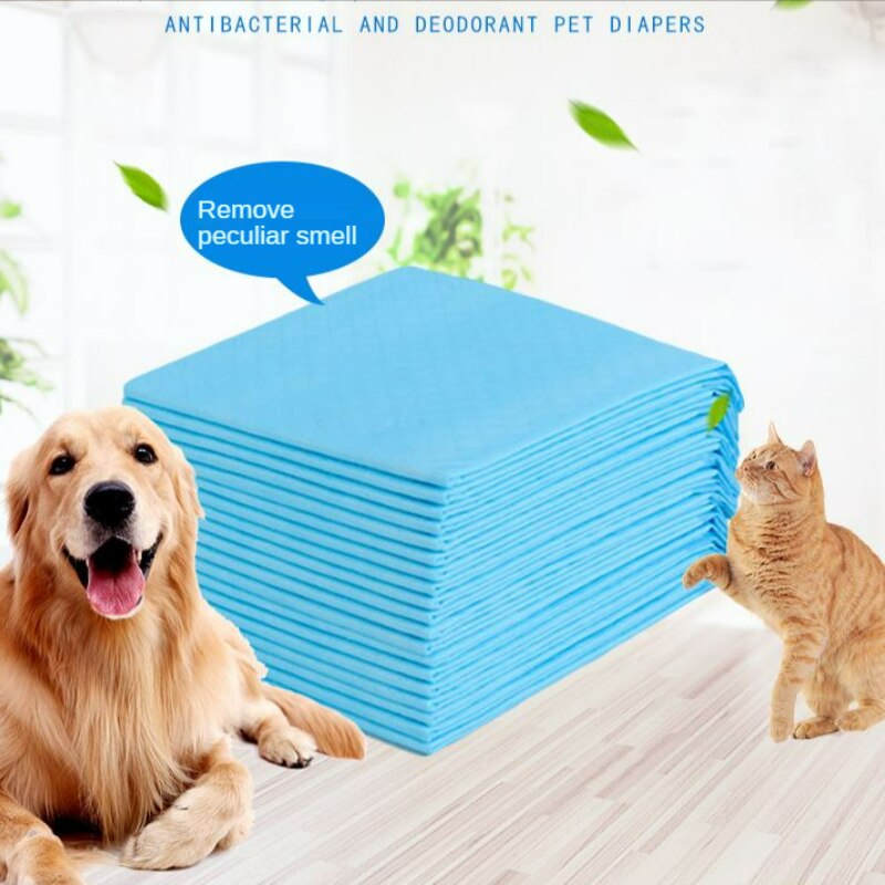Hund Windel Pads Welpen Verdickt Polymer Saugfähigen Harz Einweg Matte Katze Leck Beweis Kissen Kätzchen Bett Pet Reinigung Liefert