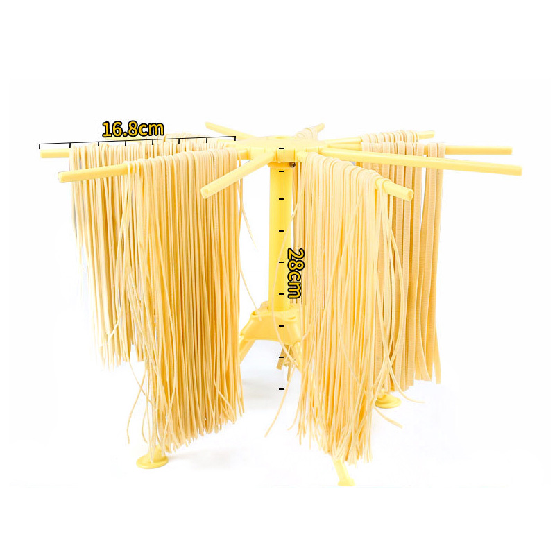 Plast spaghetti pasta tørrestativer sammenklappelig nudelhængende stativ husholdningspasta værktøj køkken tilbehør