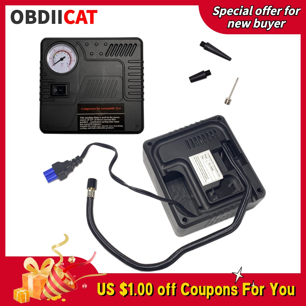 Band Inflator Draadloze Draagbare Compressor Autoband Pomp Draagbare Auto Electric Air Compressor Tire Inflator