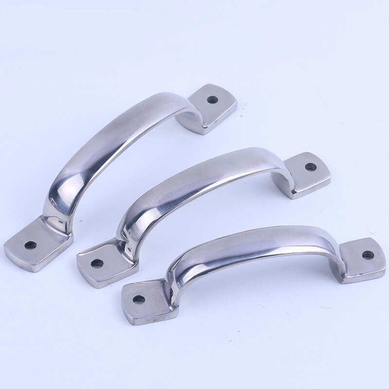 Heavy Duty Industrial equipment handles solid stainless steel drawer Cabinet pulls knob bows Door Window toolbox handle Hardware