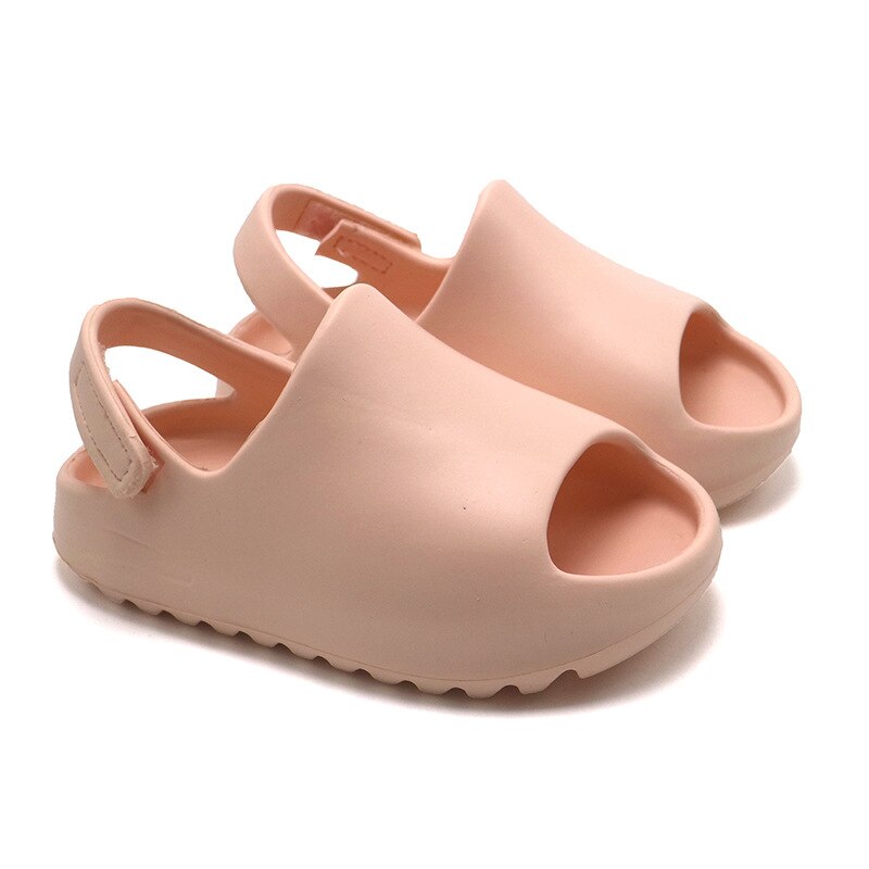 Summer Light Coconut Explosion Models Children's Kids Sandals Slippers Soft Home Thick-soled Non-Slip Boys Girls Beach Outdoor: Pink / 160