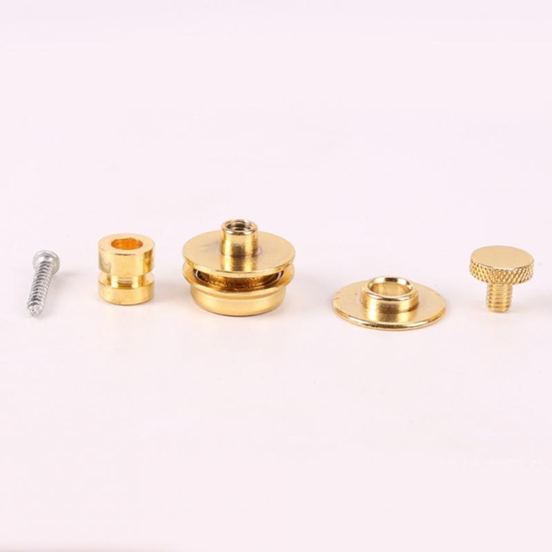 Gitaarband Knop Lock Straplocks Gitaar Gesp Skidproof Akoestische Elektrische Bas Strap