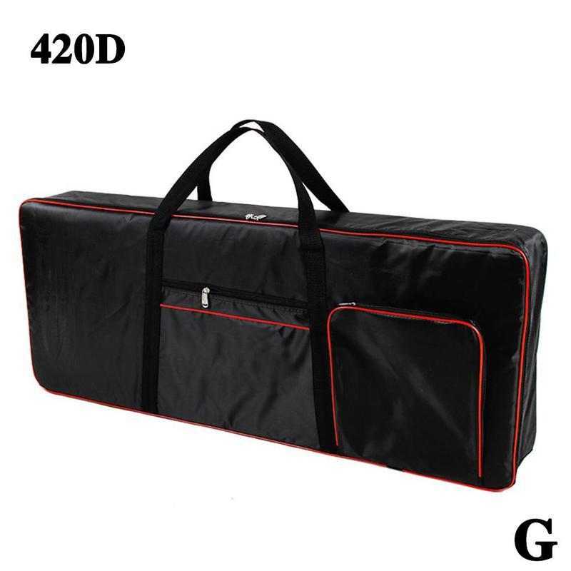 61 Key Toetsenbord Gig Bag Case Elektronische Orgel Piano 600D/420D Gewatteerde Handtassen Met Oxford Doek Rugzakken Waterdicht Katoen c2J1: G