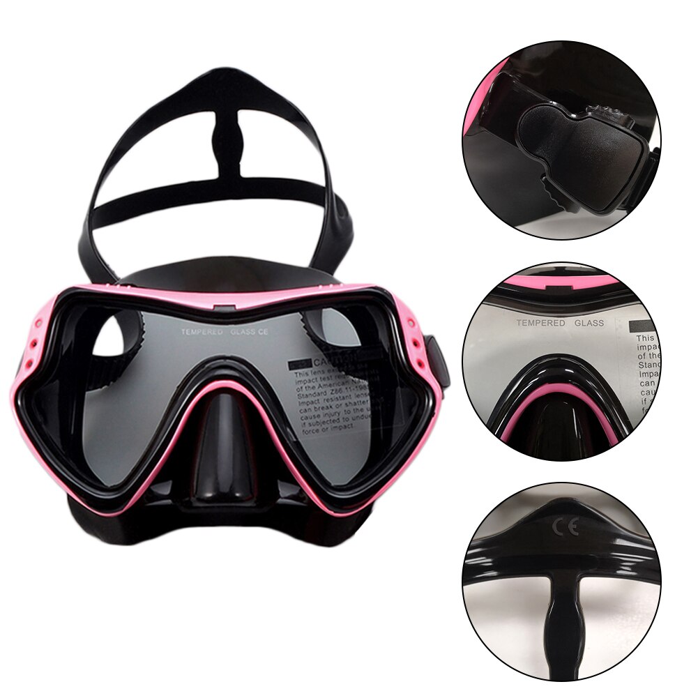 Scuba Diving Mask Silicone Mask Snorkel Anti-Fog Diving Mask Snorkel Full Dry Tube Underwater Swim Equipment