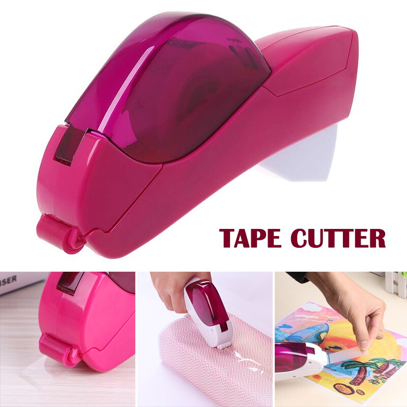Automatic Tape Dispenser Handheld One Press Cutter for Wrapping Scrap Booking Sealing DU55