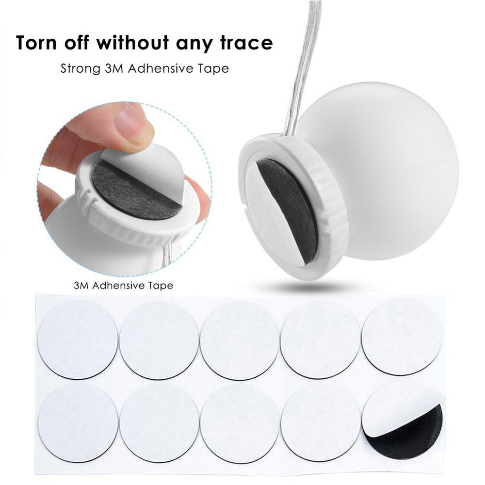 Makeup Mirror Vanity 10 LED Light Bulbs Kit USB Charging Port Cosmetic Make Up Mirrors Bulb Adjustable Brightness Light #288348