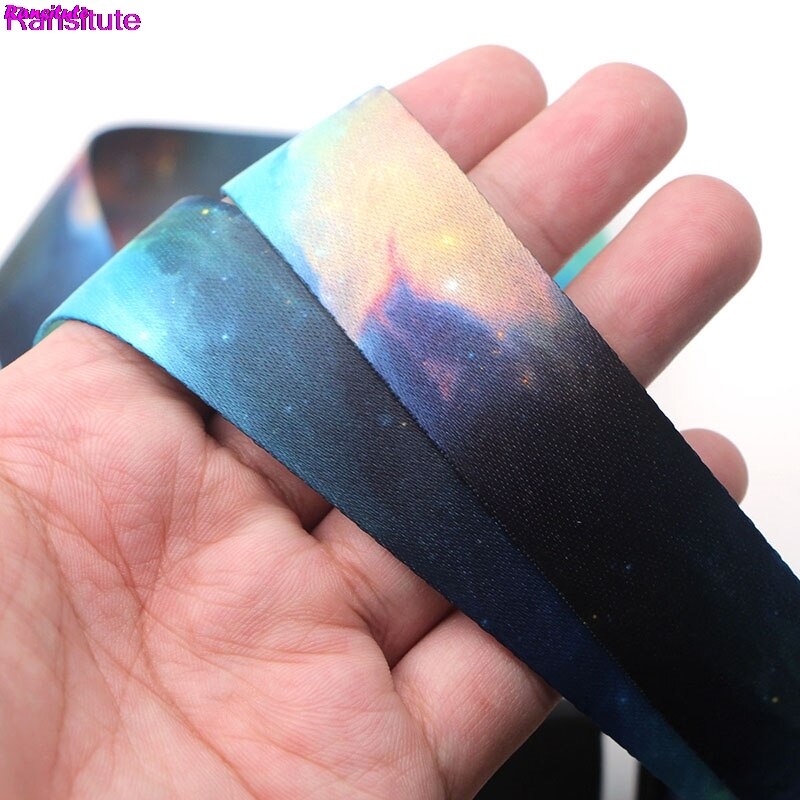 R81 Ransitute Starry Sky Mobile Phone Strap Neck Lanyard Key ID Card Mobile Phone USB Bracket Lanyard Ribbon