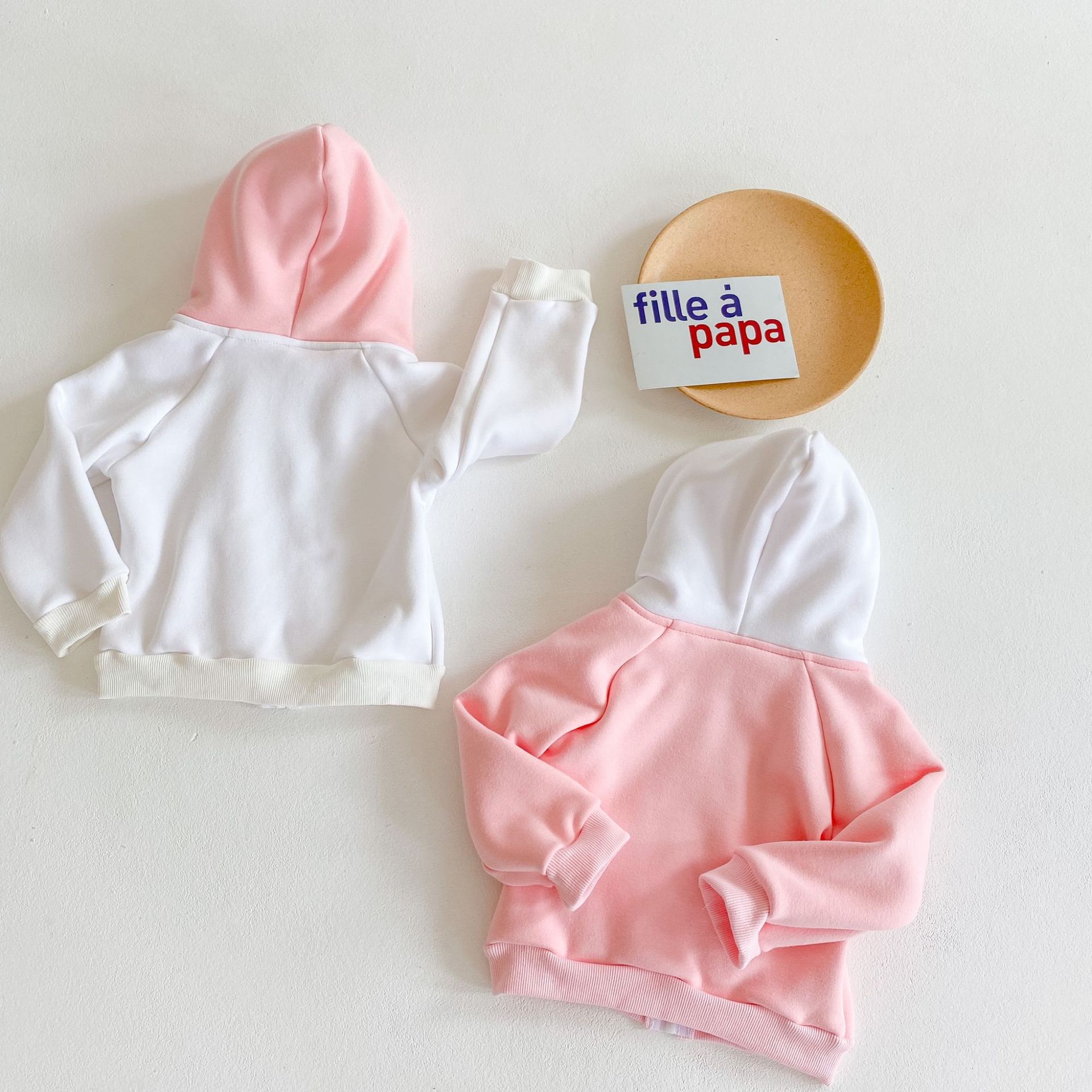 Winter Meisjes Sweatshirt Splice Vest Jas Casual Hooded Jas Voor Meisje Baby Kleding Baby Kids Peuter Jassen Bovenkleding