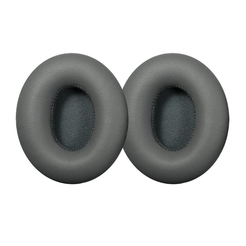 1 par øretelefon ørepuder ørepuder svamp blødt skum pudekopper erstatning for monster beats by dr dre solo & solo hd hovedtelefoner: Grå