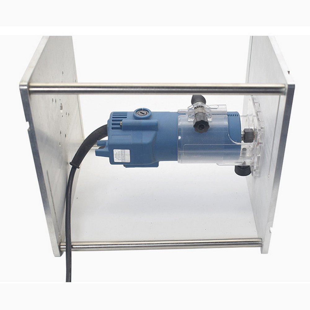 Diy Houtbewerking Elektrische Hout Frezen Afschuining Trimmen Flanger Aluminium Plaat Multifunctionele Lifting Tafel Tenon Remklauw: Aluminum panel