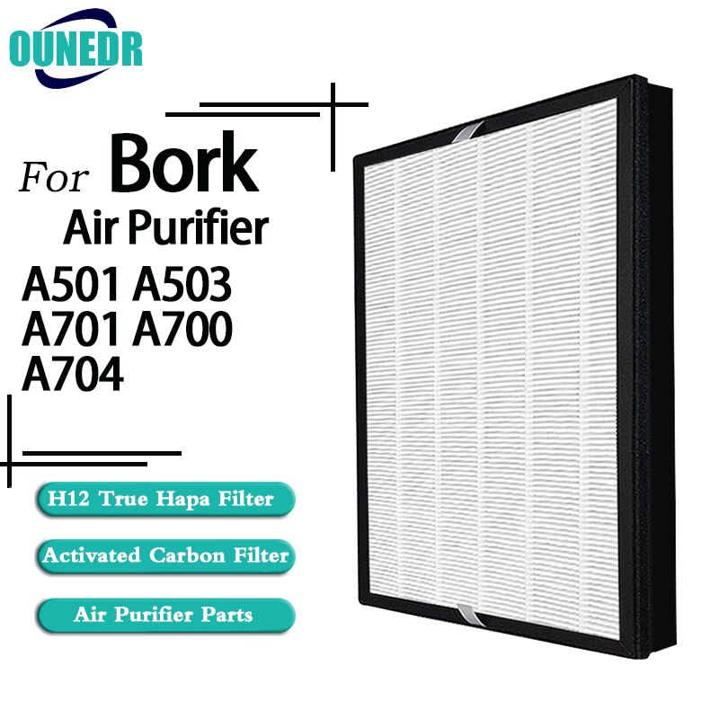 Replacement Air Purifier Hepa and carbon Composite filter for Bork A501 A503 A701 A700 A704 Air Purifier Parts