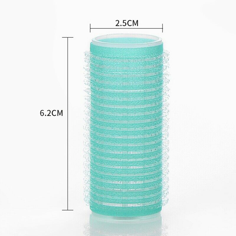 6 Pcs Self Grip Hair Roller Cling Any Size Hairdressing Hair Curlers: 2.5-6.2cm