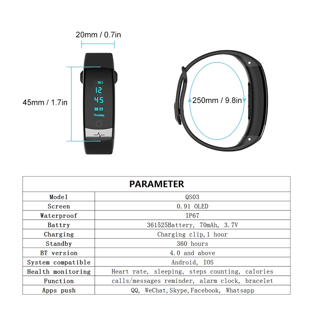 / Sport Pedometer Walking Tracker Smart Bracelet Wristband Waterproof Sleeping ECG Heart Rate Monitor Calorie Calculating Watch
