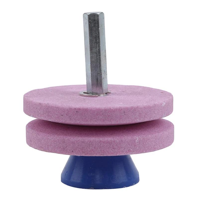 Garden Tools Fastest Knife Sharpener Blade Universal Grinding Rotary Drill Cutter Lawnmower: WHITE