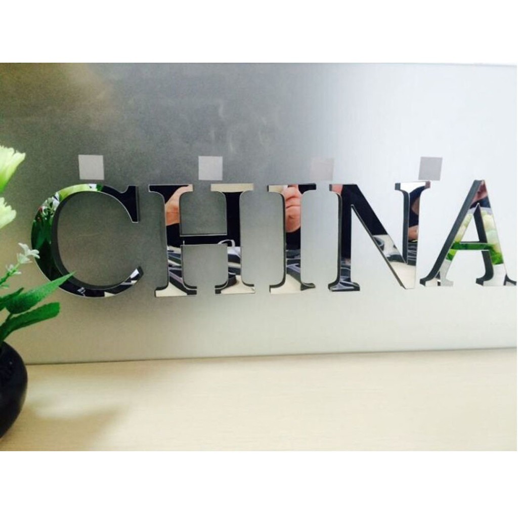26 Buchstaben Diy 3d Spiegel Acryl Zauberstab Aufkleber Decals Heimat Dekor Zauberstab Kunst Wandbild Für Hause dekorationen 3.0hus
